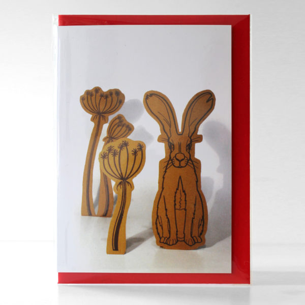 Hare & Bishops lace card