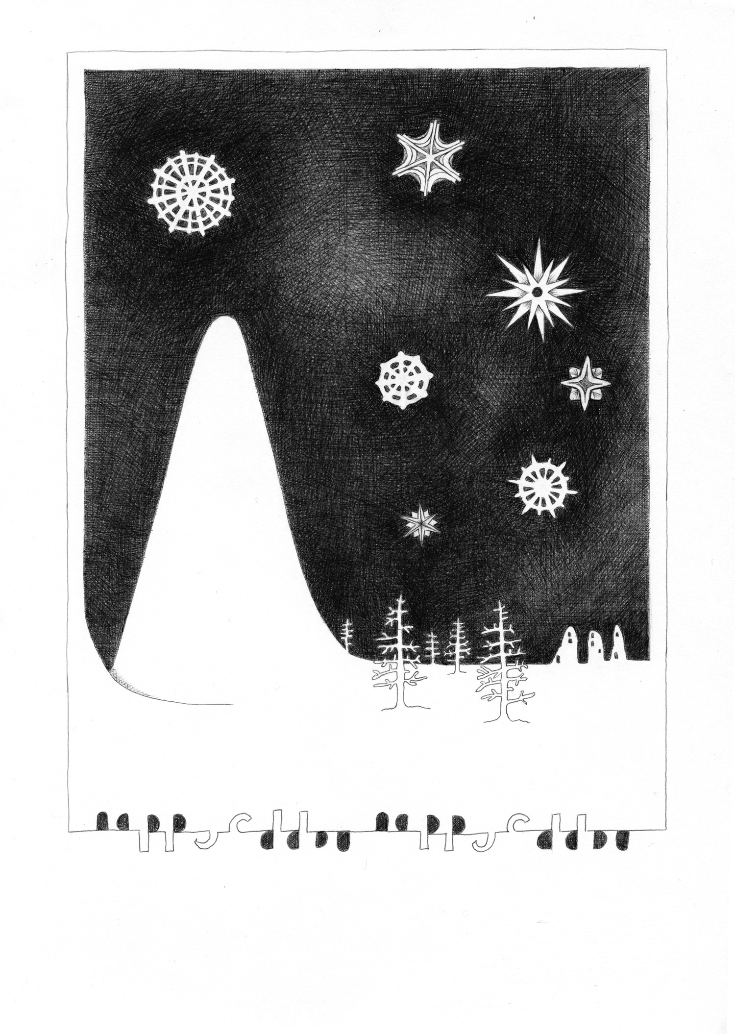 snowy-landscape-4-illustration Snowy landscape 4