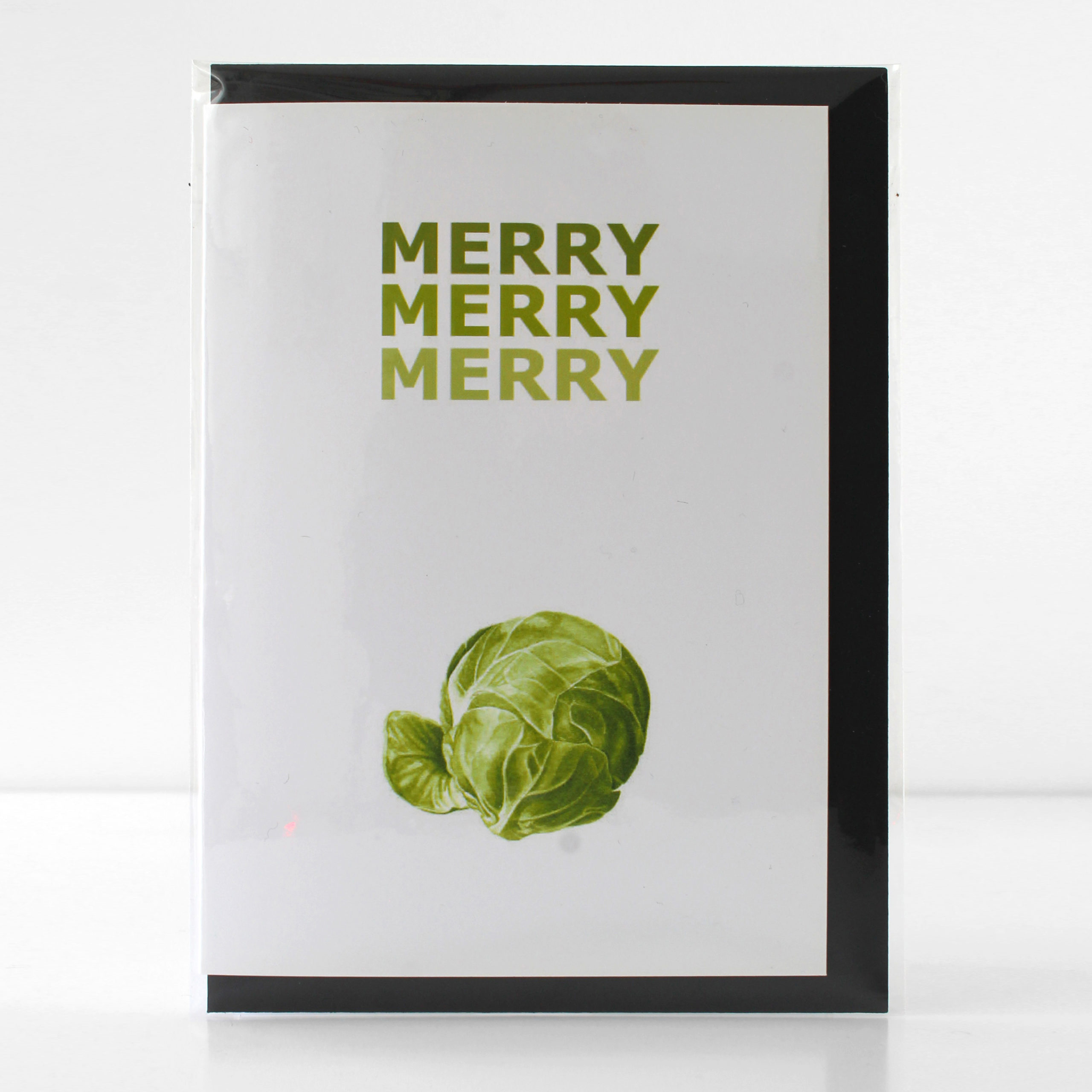 Merry Sprout botanical illustration card