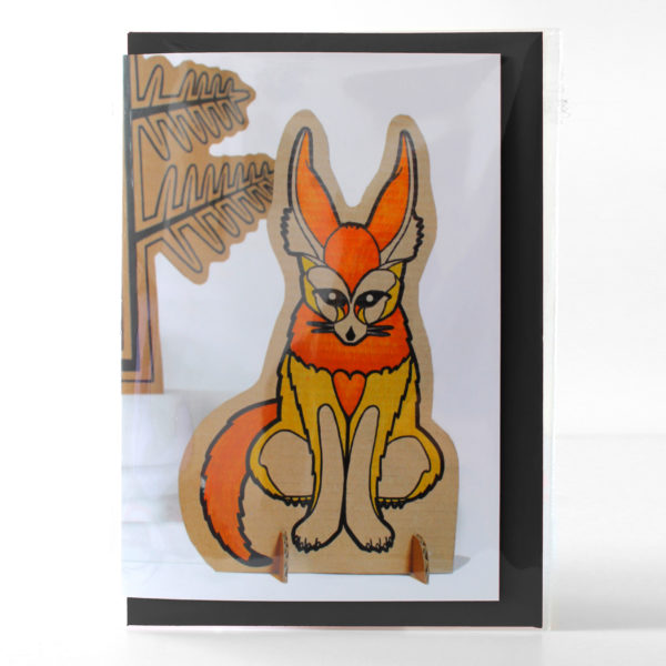 Fennec fox card
