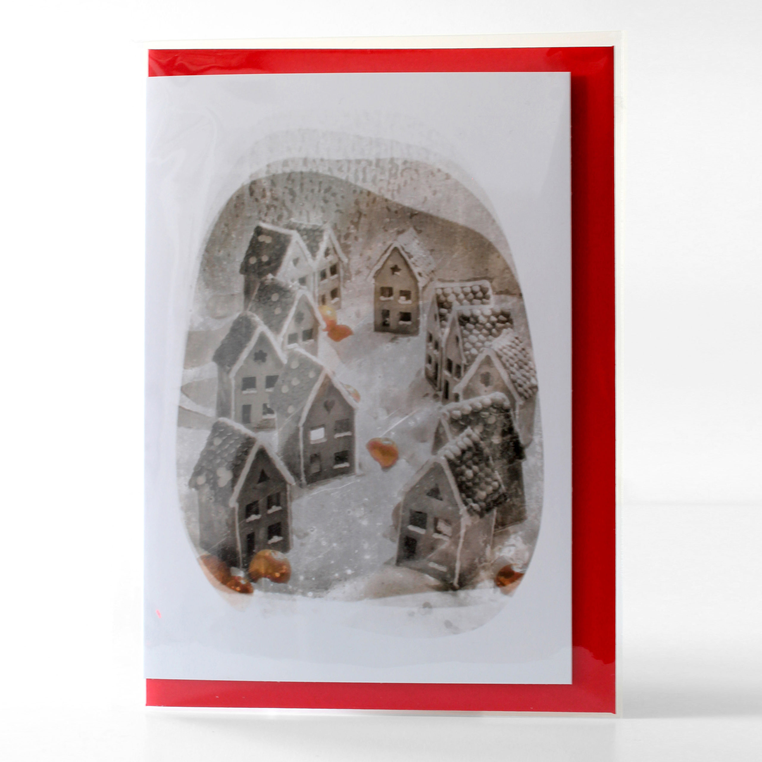 gingerbread-houses-envelope-l Gingerbread village card