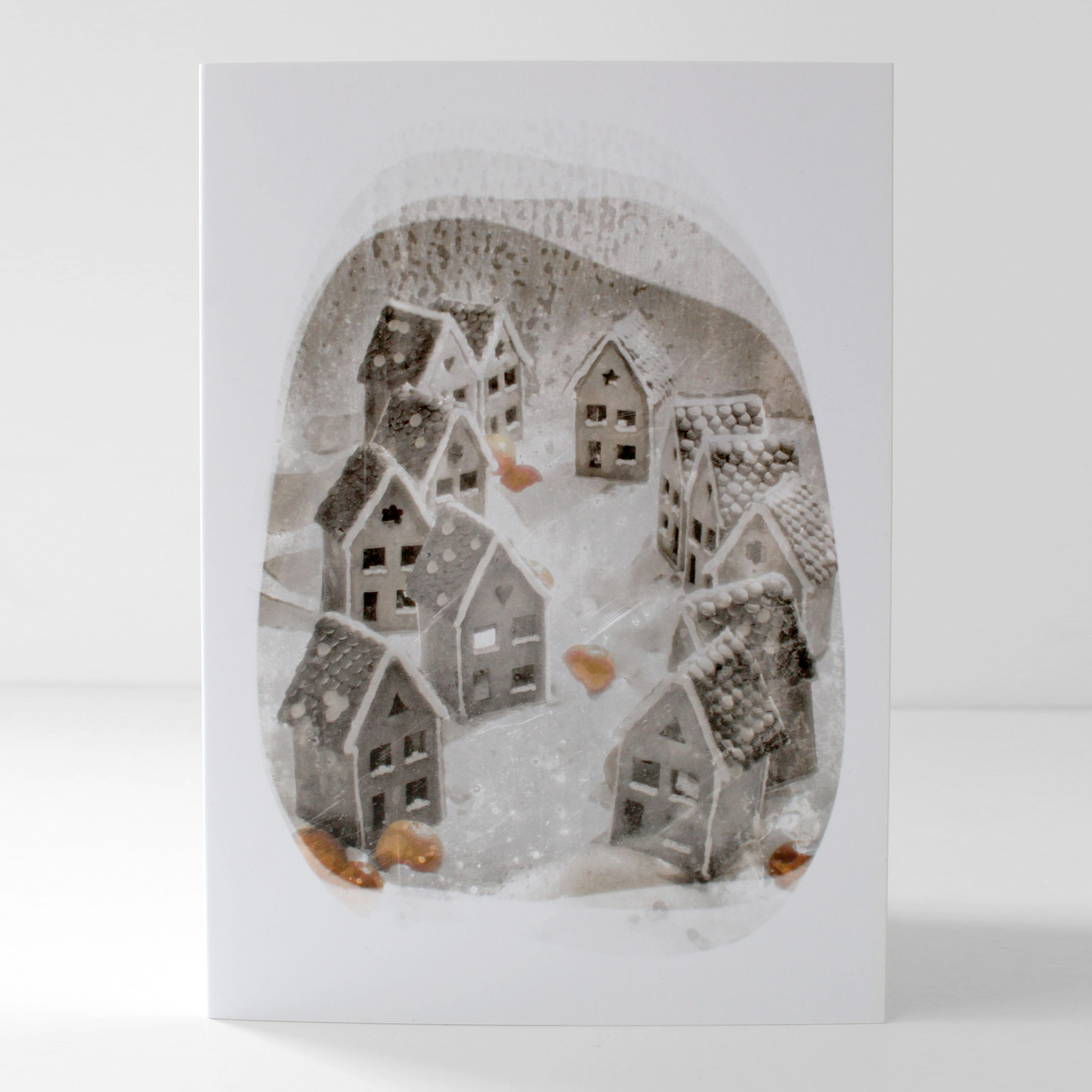 gingerbread-houses-l Gingerbread village card