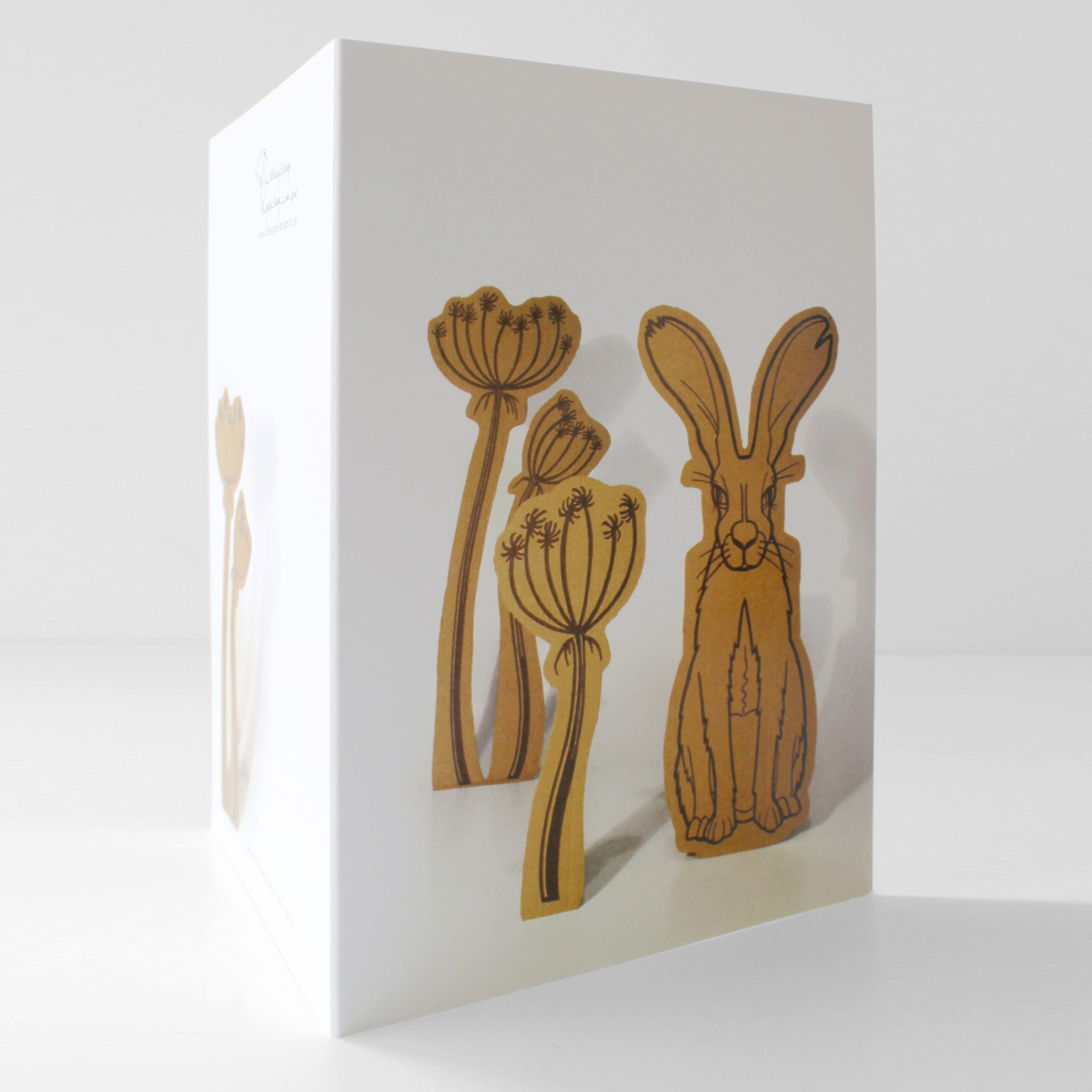 Hare & Bishops lace card