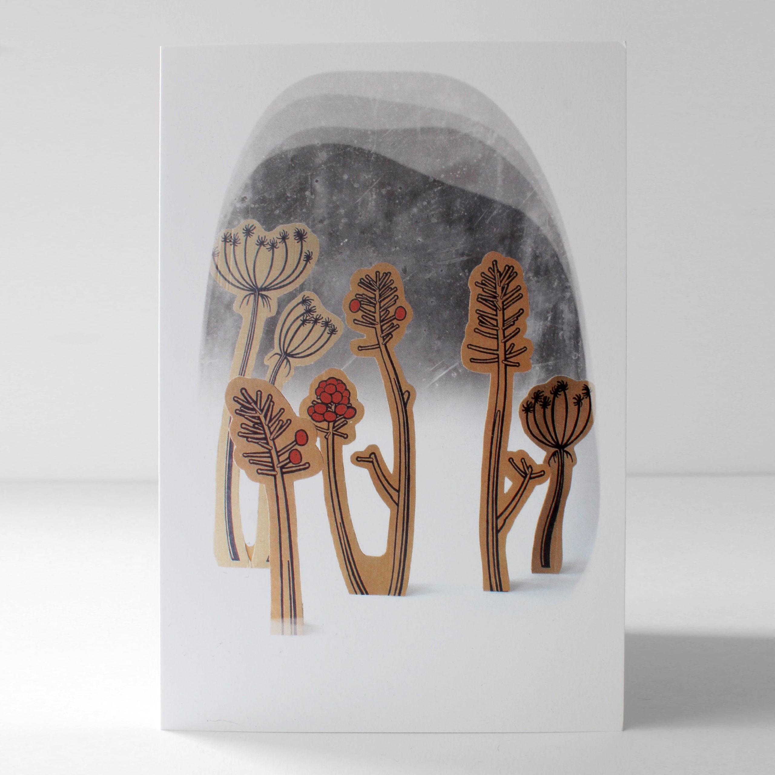 plants-l Winter glad card