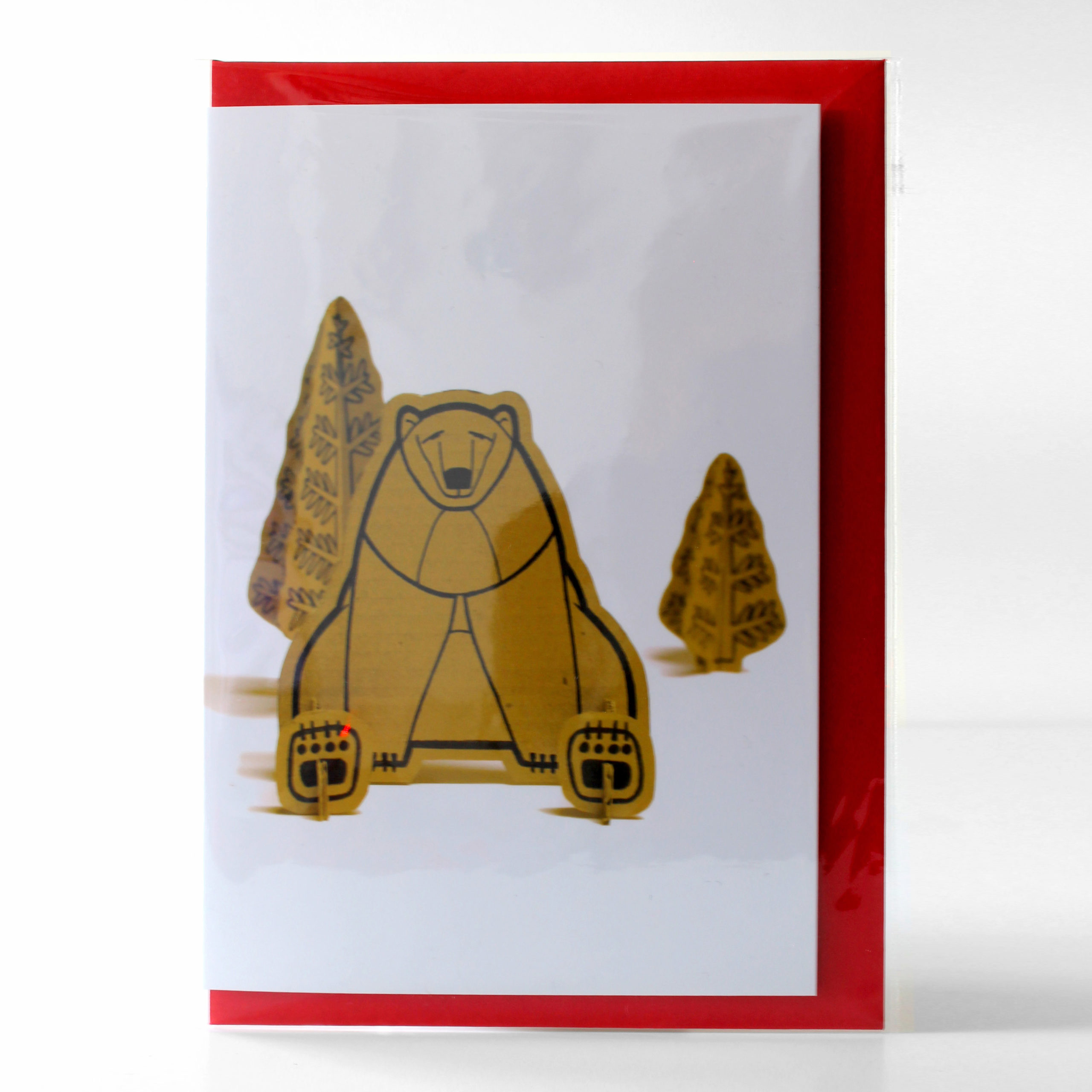 Polar bear card