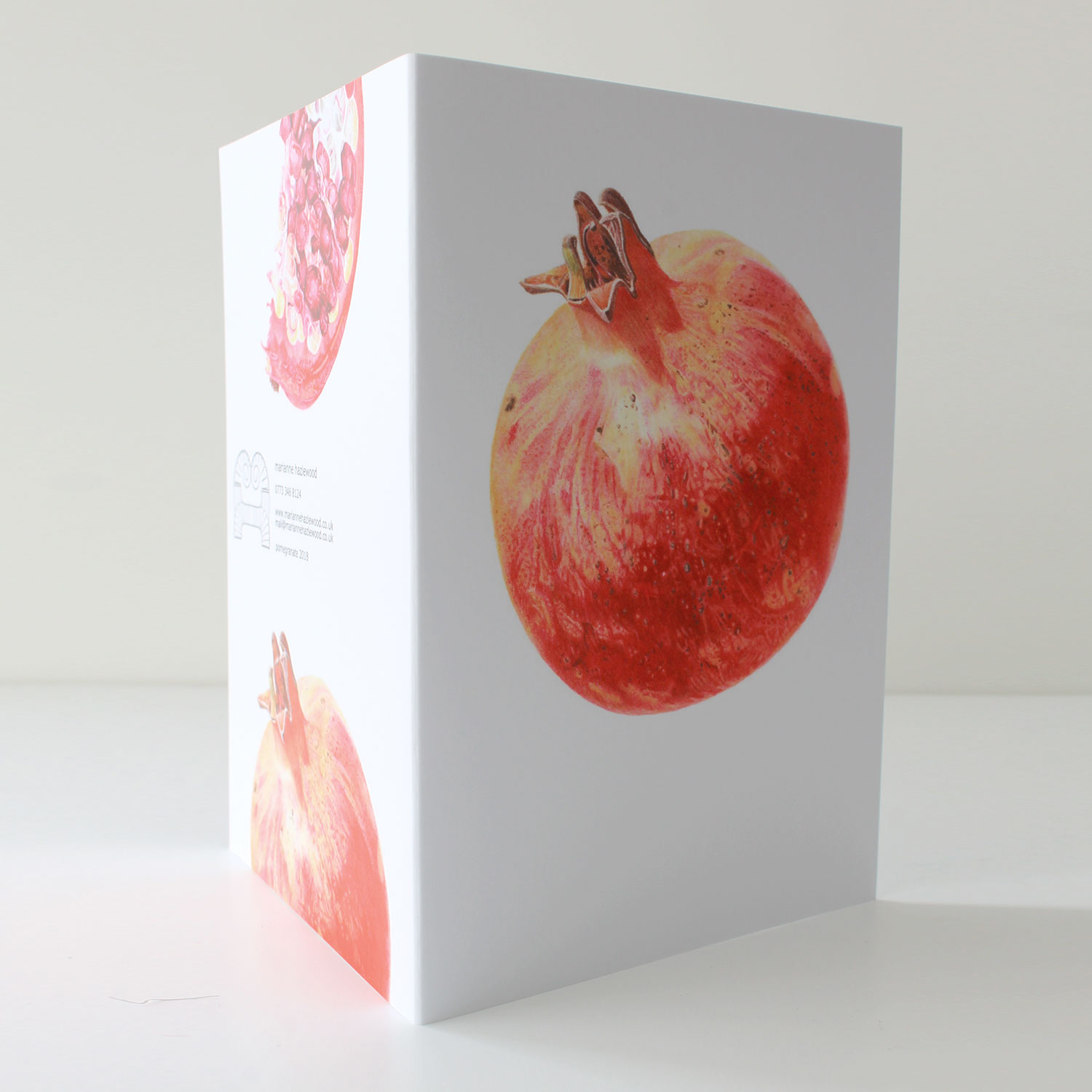 Pomegranate A6 card