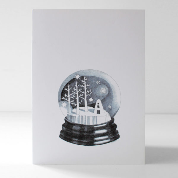 Snow globe card